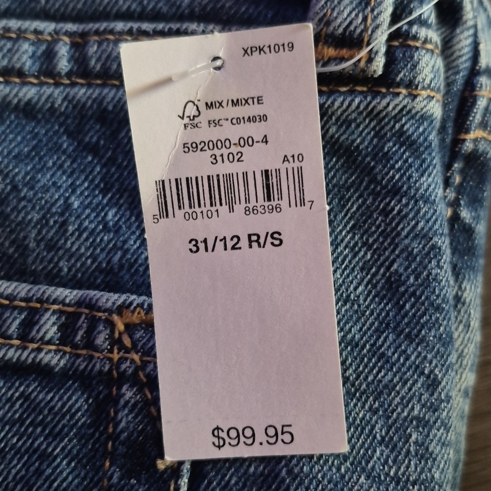 GAP- WIDE LEG HIGH RISE DENIM - Picture 4 of 4